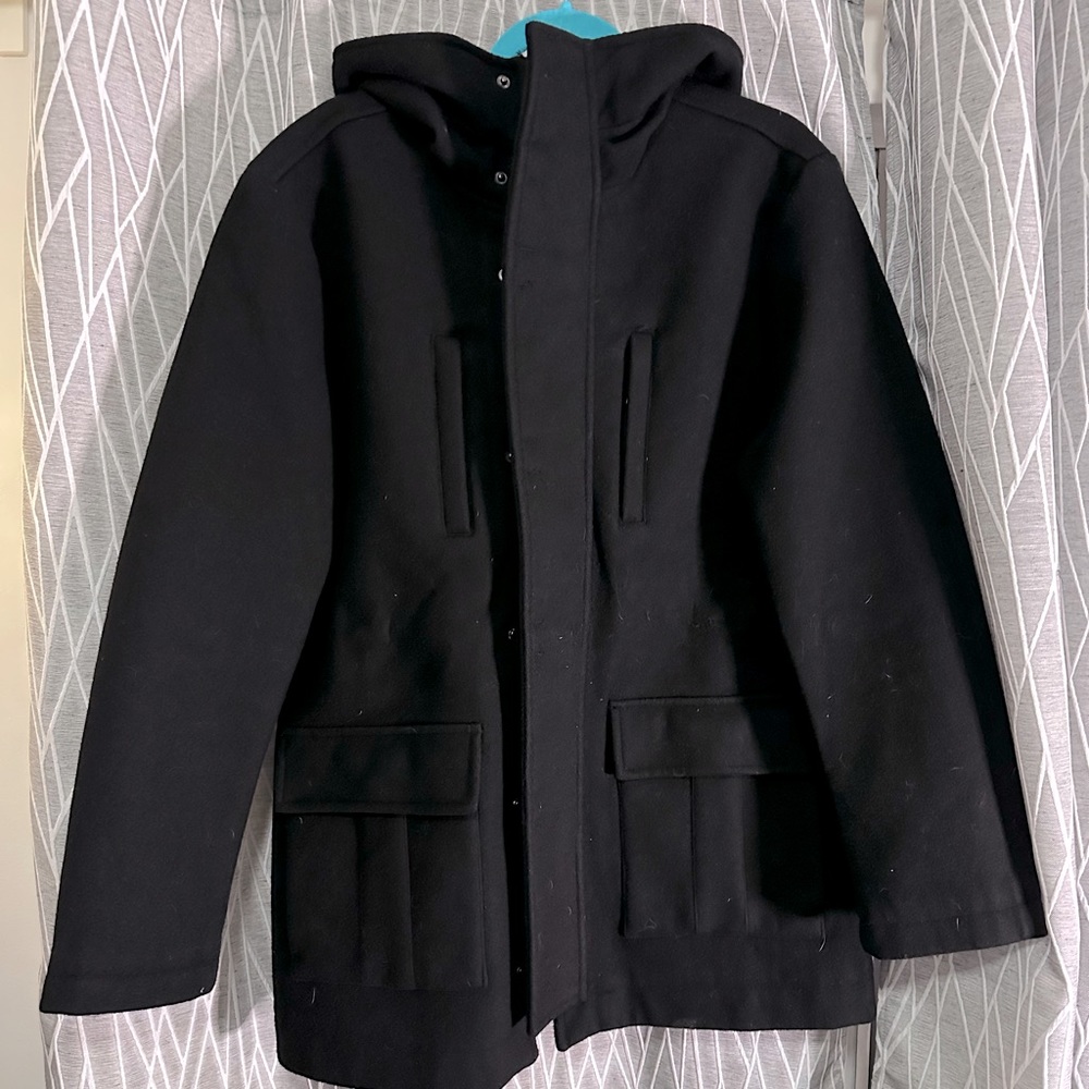 Projek Raw Medium Men’s Black Winter Coat - Great Deal!
